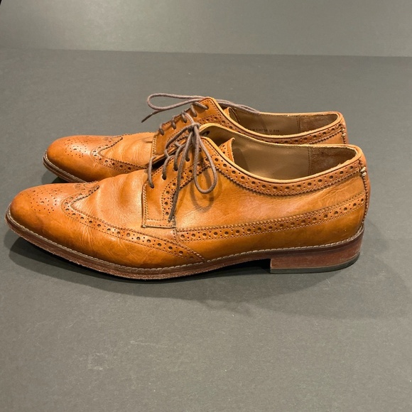 Cole Haan Grand.ØS Leather Wingtip Oxford Dress Shoes Brown Men’s 12 main image 7